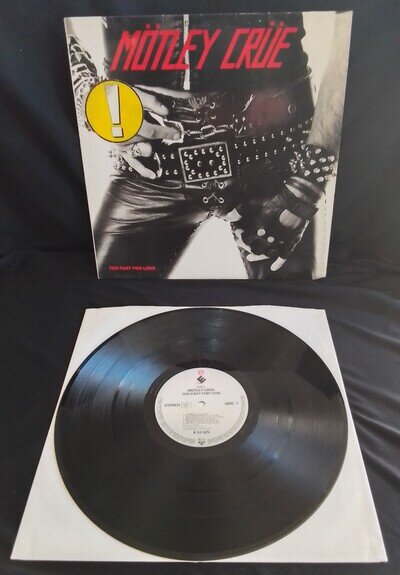 Motley Crue - Too Fast For Love Vinyl LP (Elektra 1989 Reissue)