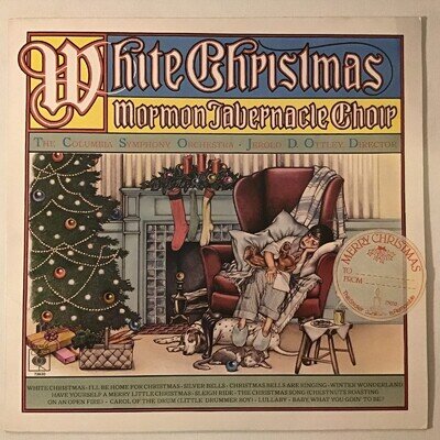 MORMON TABERNACLE CHOIR White Christmas N/Mint 1977 UK CBS Seasonal LP Beautiful
