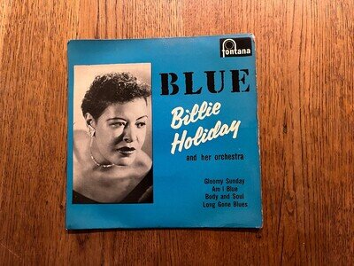 Billie Holiday - Blue EP - Gloomy Sunday / Am I Blue / Body and Soul - 7" EP VG+