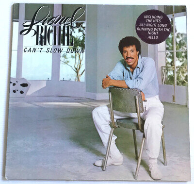 Lionel Richie – Can't Slow Down Vinyl LP Album - All Night Long, Hello