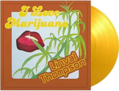 Linval Thompson I Love Marijuana limited yellow numbered LP Album vinyl record