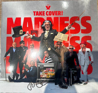 Signed Take Cover Madness Lp Vinyl Album 130 Only RECORD STORE DAY 2025 (SUGGS)