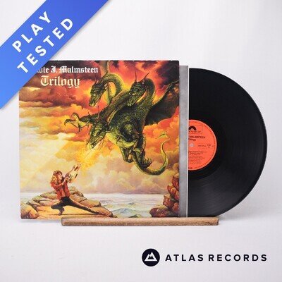 Yngwie Malmsteen Trilogy LP Album Vinyl Record 1986 831 073-1 Polydor - EX/EX