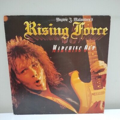 Yngwie Malmsteen Rising Force Marching Out Vinyl (1985) Original UK Press Rock