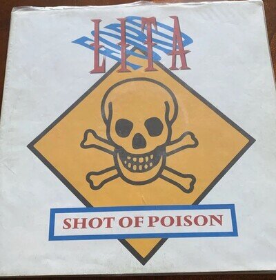 Lita Ford - Shot Of Poison Vinyl - 1992 Large Calendar Poster Sleeve