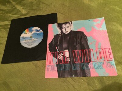 2 x KIM WILDE 7" SINGLES : You Keep Me Hangin' On + Hey Mister Heartache