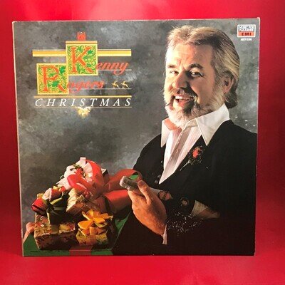 KENNY ROGERS Christmas 1981 UK vinyl LP white When A Child Is Born record