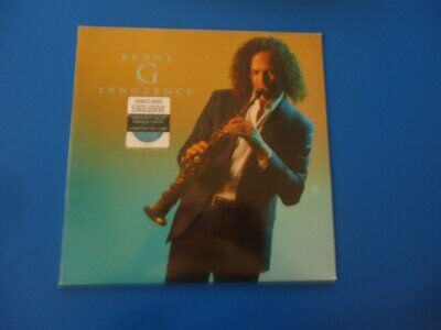 Kenny G Innocence LP (2024) NEW Blue Vinyl Shrink Wrap Tear