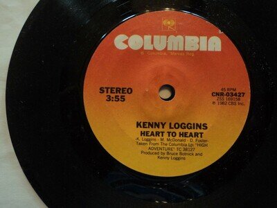 KENNY LOGGINS - Heart to Heart - US pressing ( one sided )
