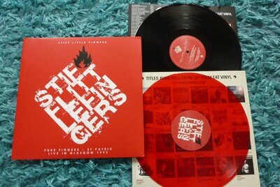 STIFF LITTLE FINGERS - Pure Fingers 2 x 12" LP Live St Patricks Glasgow 1993