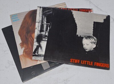 Stiff Little Fingers Job Lot X4 UK45 Gotta Getaway Straw Dogs Just Fade Away