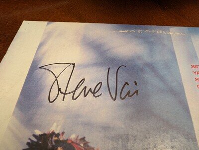Signed Autographed By Steve Vai