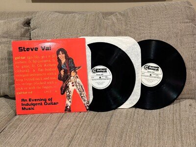 Steve Vai An Evening Of Indulgent Guitar Music LP Vinyl Record