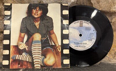Linda Ronstadt - Tumbling Dice / Carmelita - 7" Vinyl Single 1978 Asylum K 13120