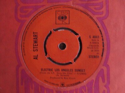 AL STEWART - ELECTRIC LOS ANGELES SUNSET ~ MY ENEMIES HAVE SWEET VOICES 1970 CBS