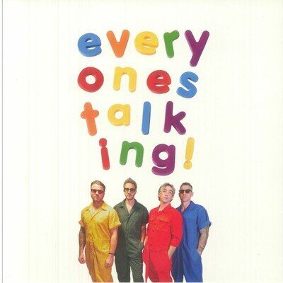 ALL TIME LOW - Everyone's Talking - gatefold clear & red splattered vinyl LP