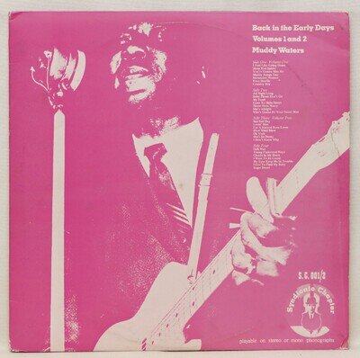MUDDY WATERS Back In The Early Days RARE Test Pressing Double LP UK 71 Vinyl EX-