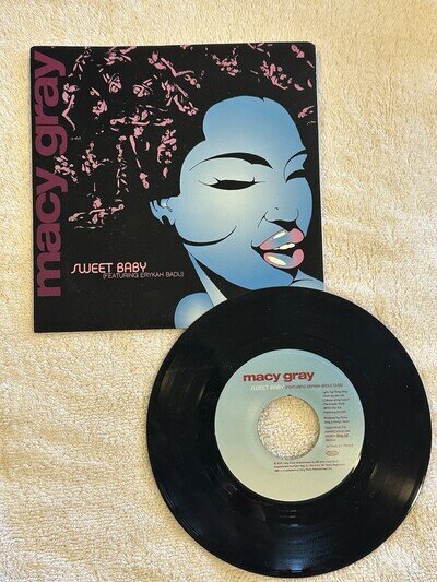 MACY GRAY - Sweet Baby (Fe: ERYKAH BADU) X 2 (PROMO) 45 RPM 7" Record 2001