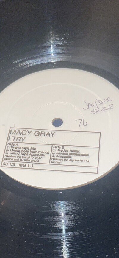 Macy Gray I Try 12" Single Vinyl Mint 3131915239 J Dilla Jay Dee Grand Style