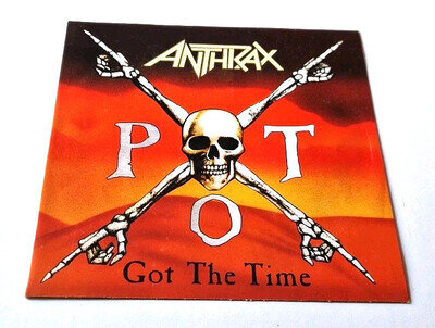 ANTHRAX~~GOT THE TIME~~1990~~12" MAXI DISC~~POSTER SLEEVE~~ISLAND RECORDS