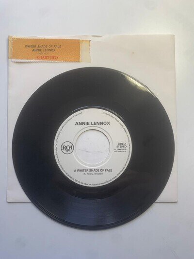 Annie Lennox Jukebox Promo Vinyl 7" Whiter Shade of Pale