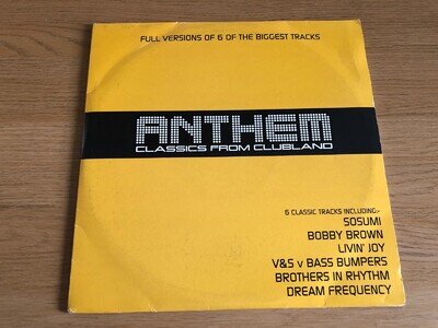 Various -Anthem Classics From Clubland **PROMO** 3 x 12" Vinyl House/Electronic