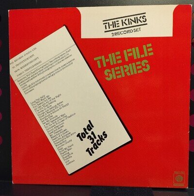 The Kinks "The File Series" Double 12" Compilation (1977) Pye FILD 001 **VGC**