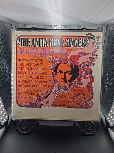 RARE! THE ANITA KERR Singers All You need Is Love Warner WS-1724 1ST PRESS EX/EX