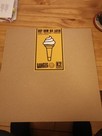 The KLF BUY NOW DIE LATER. NUMBERED LP / ZINE & POSTER. STILL SEALED #16/500