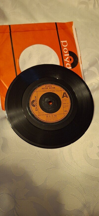 Atlanta Rhythm Section 7" Vinyl Single - So In To You