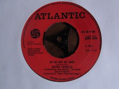 ARETHA FRANKLIN - OH NO NOT MY BABY ~ YOU AND ME 1970 ***RARE UK ATLANTIC***