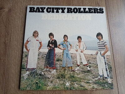 BAY CITY ROLLERS - DEDICATION LP 1976 INSERT JAPAN ARISTA EX+