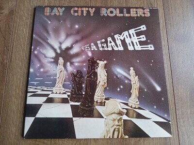 BAY CITY ROLLERS - IT'S A GAME LP 1977 INSERT JAPAN ARISTA EX+