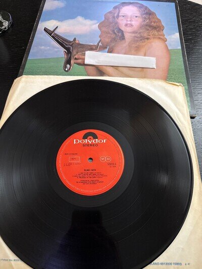 "BLIND FAITH" 1969 LP 'BANNED COVER UK POLYDOR STEREO PRESSING 583059