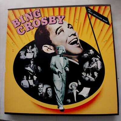 Bing Crosby Vinyl Record Box Set MCA Records Black Box Retro Music