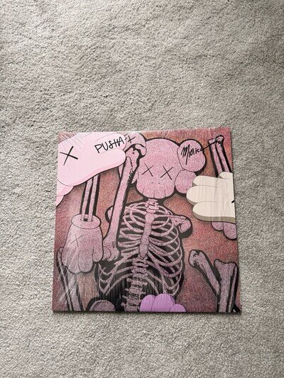 Clipse Let God Sort Em Out Autographed Pink Vinyl LP by Pusha T & Malice