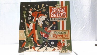 Brian Setzer Orchestra Rockin' Rudolph 2015 Limited Edition Green Vinyl NM/NM