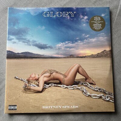 Britney Spears Glory Deluxe Ltd Opaque White Vinyl Sealed