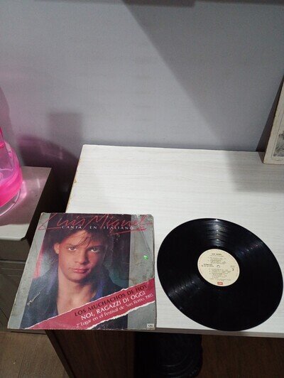 LP VINYL LUIS MIGUEL.- CANTA EN ITALIANO. ( GOOD CONDITION )