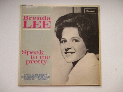 Brenda Lee "Speak To Me Pretty" Brunswick UK 7" EP EX/EX