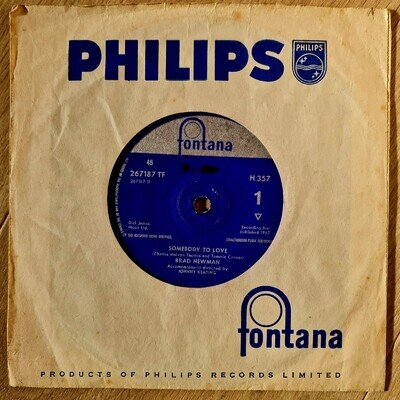 Brad Newman ** - Somebody To Love / This Time It's Love - Rare 1962 - 7"