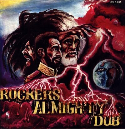 VARIOUS ARTISTS (BRAD OSBORNE) - ROCKERS ALMIGHTY DUB LP - 12 STAR KB 09