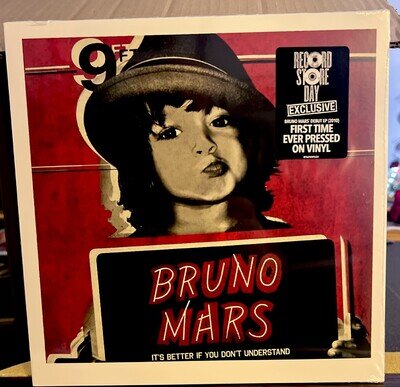 BRUNO MARS IT’S BETTER IF YOU DON’T UNDERSTAND BLACK FRIDAY 2025 10” EP SEALED