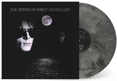 The SISTERS of MERCY LP Floodland BLACK ICE COLOURED GREY VINYL National Album D