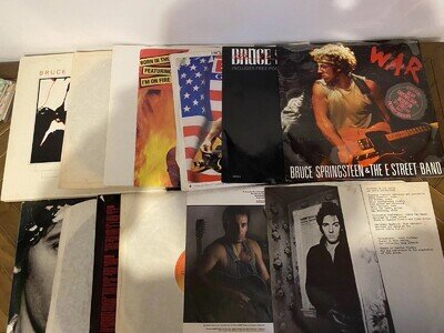 Bruce Springsteen - Massive Vinyl Job Lot 13 X Albums & 12” Singles - All Listed