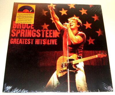 BRUCE SPRINGSTEEN : HITS...LIVE Coloured Vinyl LP Record Album Mint / Sealed