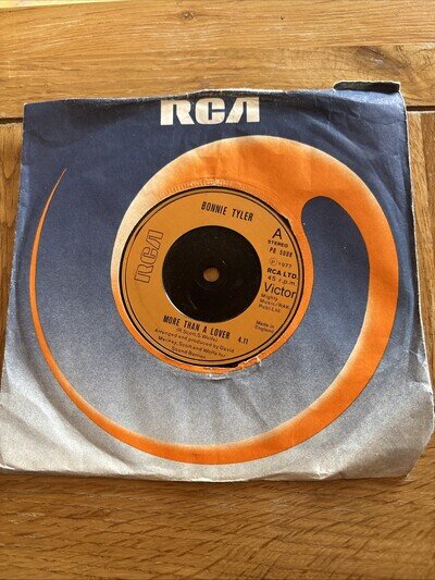 Bonnie Tyler More Than A Lover 7inch Vinyl NM