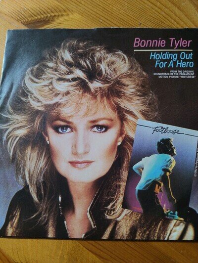 BONNIE TYLER.... HOLDING OUT FOR A HERO....7" SINGLE... 1984....VG+ CON