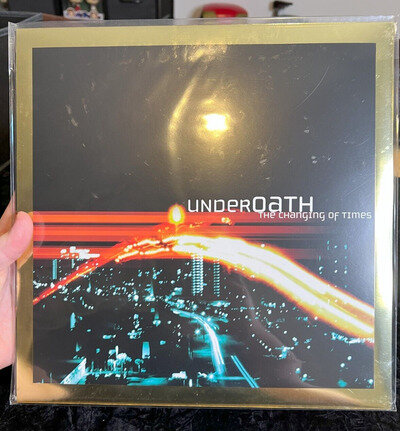 Underoath - The Changing Of Times Gold Vinyl 1LP #4 of only 7 Made Revolver RARE