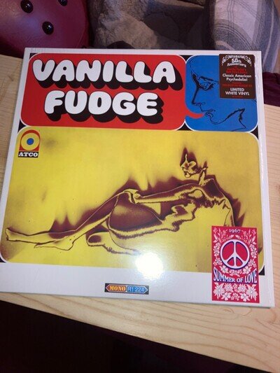 VANILLA FUDGE - VANILLA FUDGE - WHITE VINYL LP 2017 MONO REISSUE LIKE NEW